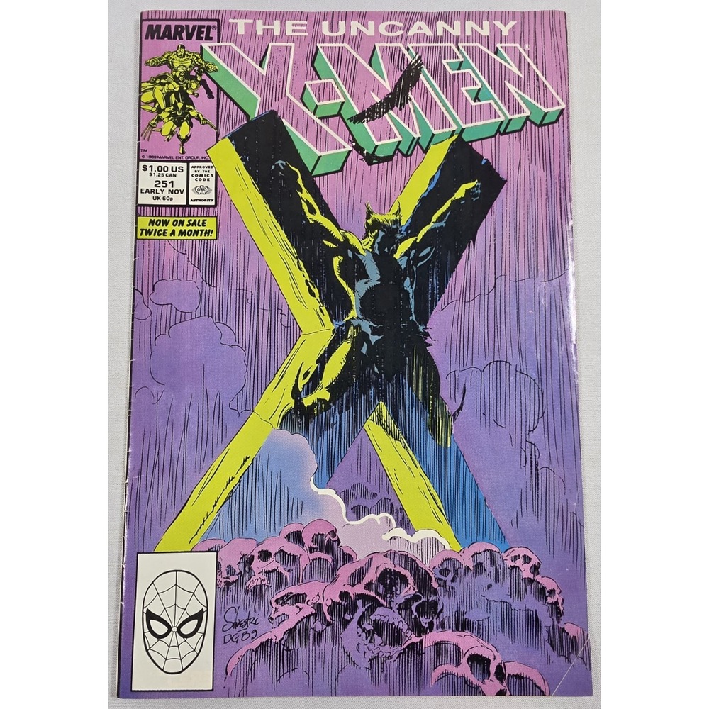 Marvel The Uncanny X-Men #251 (1989) Wolverine Claremont Silvestri Direct